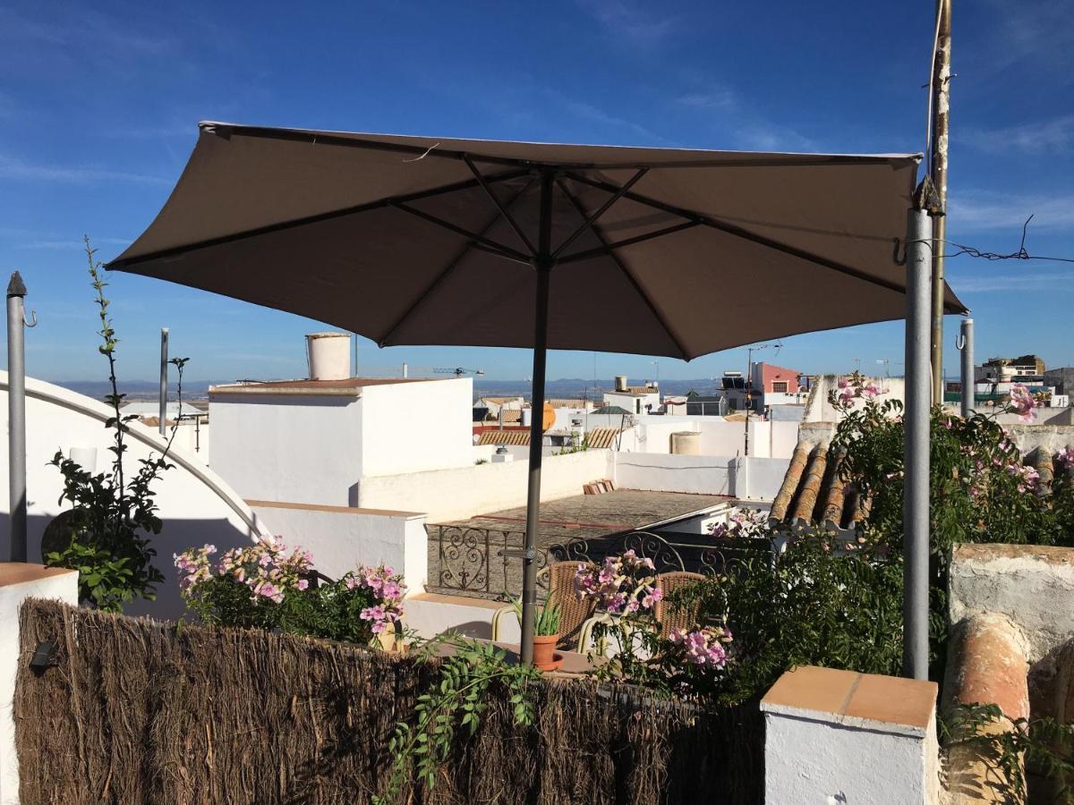 Casa Leon Blanco Carmona Reformada Centrica Con Chimenea Y Terraza Con Vistas Villa ภายนอก รูปภาพ